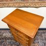 Vintage French Style Carved Oak Tallboy Image 4