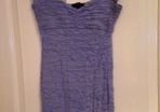 River island body con ruffle dress