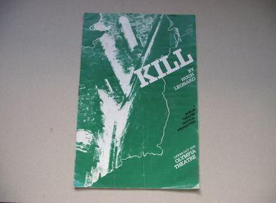 1982 'Kill by Hugh Leonard: The World Premiere' Programme