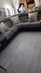 L suite sofa grey sofa