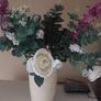 fake flowers and vase Image 3