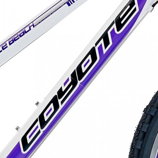 17" Coyote Venice Beach Ladies Alloy FS, 21 Speed, White