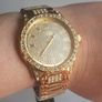 Guess Men's Unisex Gold Bracelet Watch Image 2