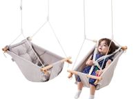 main image for ad Canvas Hammock Swing 3 Modes Baby Swing 5-Point Harness Indoor Outdoor