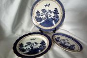 Booths "Real Old Willow" Plates and Gateaux Cake Plate
