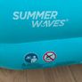 Summer Waves Rectangular Family Pool w/ Cupholder and Headrest Image 3