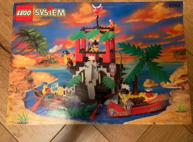 LEGO Pirates 6264 Forbidden Cove Instruction Manual Only Vintage Islanders 90s