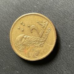 2 Dollars Elizabeth II 3rd Portrait Australia 1997