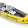 FREE EXPRESS SHIPPING  K2 Kayak, 2-Person Inflatable Kayak Set with Aluminum Oars and High Output Air Pump Image 2