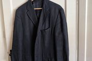 Polo Ralph Lauren Navy Linen Blazer Size 42R