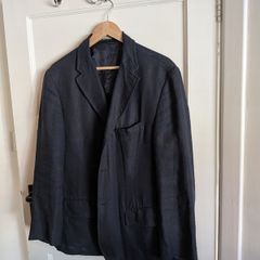 Polo Ralph Lauren Navy Linen Blazer Size 42R