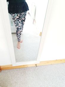 Topshop Floral Leggings/Bottoms - Size 8