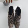 SAVIDA python print gold studded boots Sz 40 (6.5 UK) - Bnwt Rrp 55 Image 5