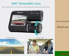 Car Dash Cam Dual Lens 1080p Night Vision(OUT OF STOCK)
