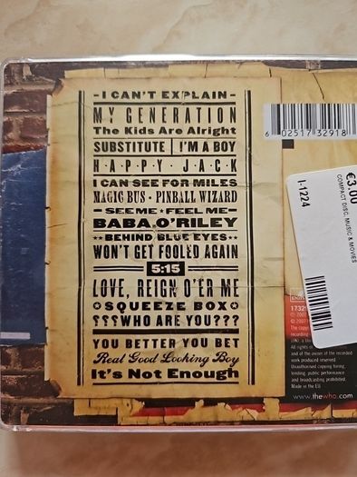 The Who CD - Then And Now