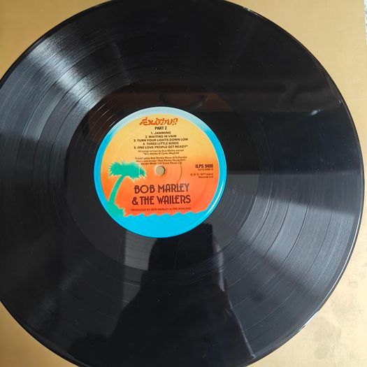 Bob Marley & The Wailers, Exodus LP, embossed, original press, w/inner sleeve.