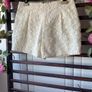 River island cream lace shorts size 10 Image 3