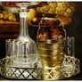Retro Bohemian Crystal Decanter & Glasses Set Image 3