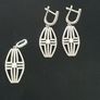 Stunning matching earrings and pendant jewellery set Image 8