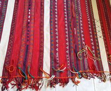 Egyptian kilim rug large red and white handmade