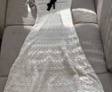 Self portrait pointelle bow dress