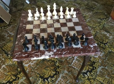 Marble chess board