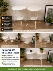 lamp table x 2