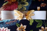 Vintage Waspie Cinch Belt Butterfly Buckle