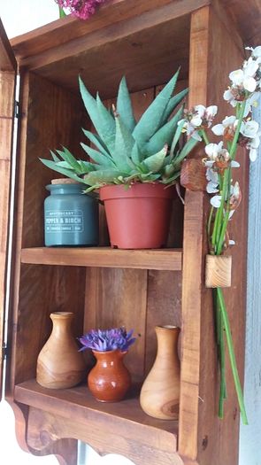 NEW Rustic Floating Shelf Display / Storage