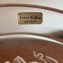 A set of 4 vintage Val St Lambert plates Image 7
