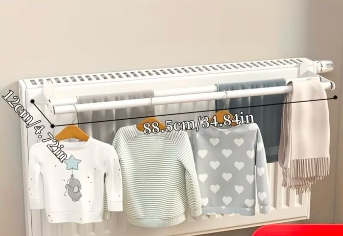 Metal radiator drying rack