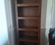 Beautiful walnut bookshelf