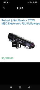 Spotlight, follow spot, professional
