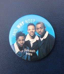 AND WHY NOT (Smash Hits Magazine) - a promotional button badge (1990)