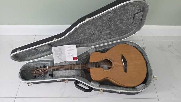 JKM 485 Sitka Spruce and Red Gum Acoustic Guitar Oil Finish