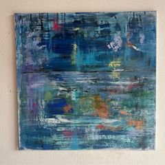 Original Abstract Painting Seascape