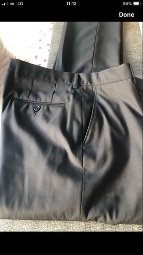 Mens  black trousers W36" x L 31"