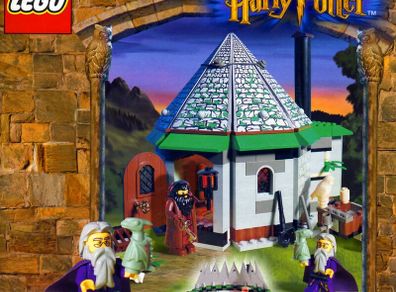 Lego Harry Potter 4707: Hagrid's Hut (1st Edition) 2001 (100% Complete) NO BOX