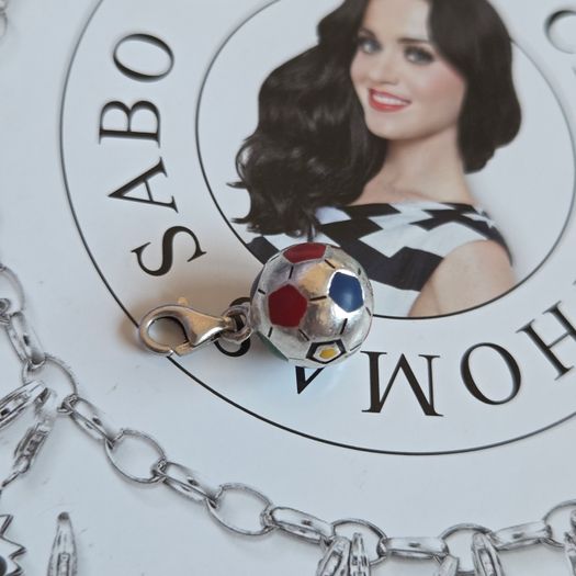 Thomas Sabo sterling silver World Cup Ball charm