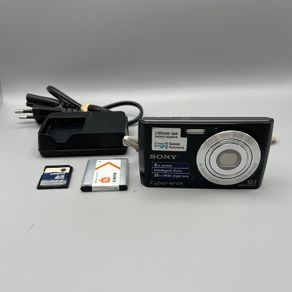 Sony DSC-W510 12.1MP Digital Camera Black - Full Kit