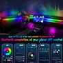 Full Color Streamer Car Ambient Lights RGB 64 Color Universal LED Interior Hidden Acrylic Strip Symphony Atmosphere Lamp Image 4
