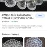 Royal Copenhagen Glass Crystal Shell Bowl Image 8