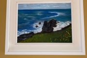 Oil painting of Malin Head