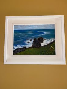 Oil painting of Malin Head