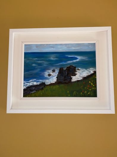 Oil painting of Malin Head