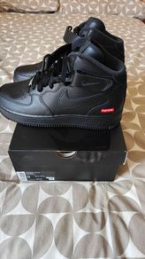 Supreme Nike Air Force Mid Black 42.5 New