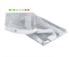 Glass Clear Tarpaulin 2m x 2.4m (7' - 8') 310 gsm