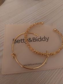 Betty + Biddy gold bracelets