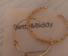 Betty + Biddy gold bracelets