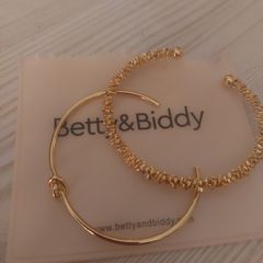 Betty + Biddy gold bracelets